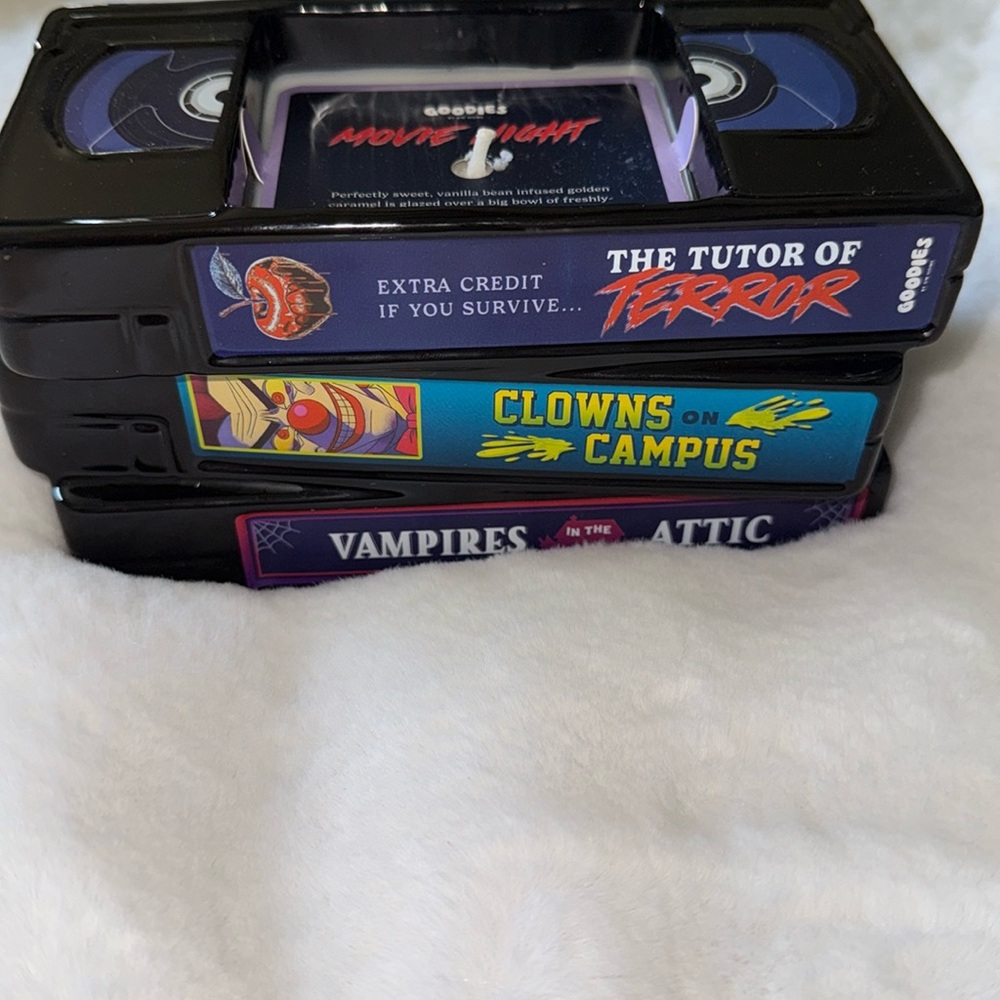GOODIES BY DW HOME HORROR MOVIE NIGHT HALLOWEEN CANDLES